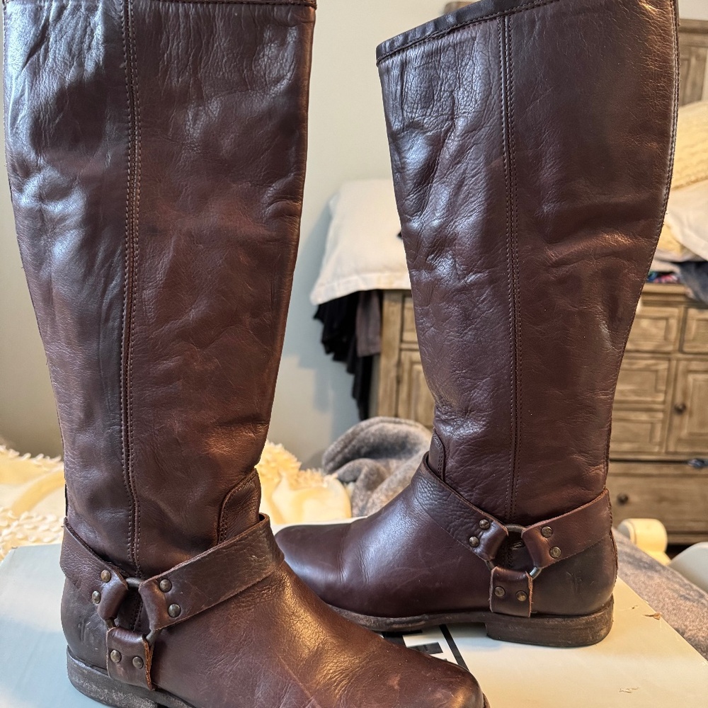Frye phillip harness tall boot